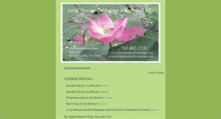 Desktop Screenshot of juliastherapeuticmassage.com